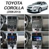 2Din автомобильный радиоприемник GPS мультимедийный видеоплеер для Toyota Corolla E140 E150 2006 2007-2013 Carplay стерео Android
