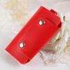 PU Leather Housekeeper Holders Car Keychain Keyring Bag Case Wallet Cover