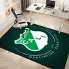 Deportivo Cali LOGO Print Area Rug - Soft, Washable Non-Slip Indoor Mat for Office Chairs, Living Room, Home Office Decorative Rug