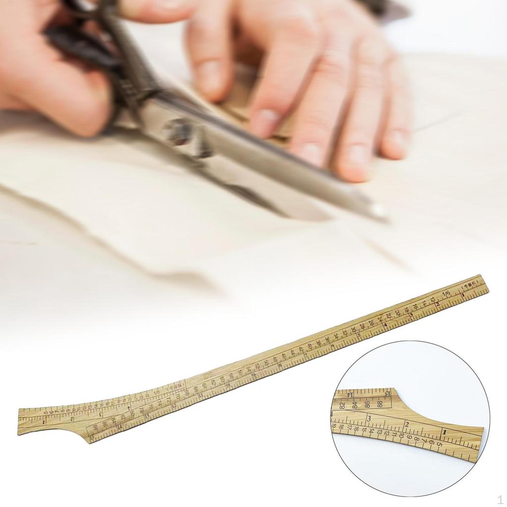 Dual Sided Scale Sewing Ruler Lightweight Clothes Dressmaking Tailor Tool Clothing Alteration