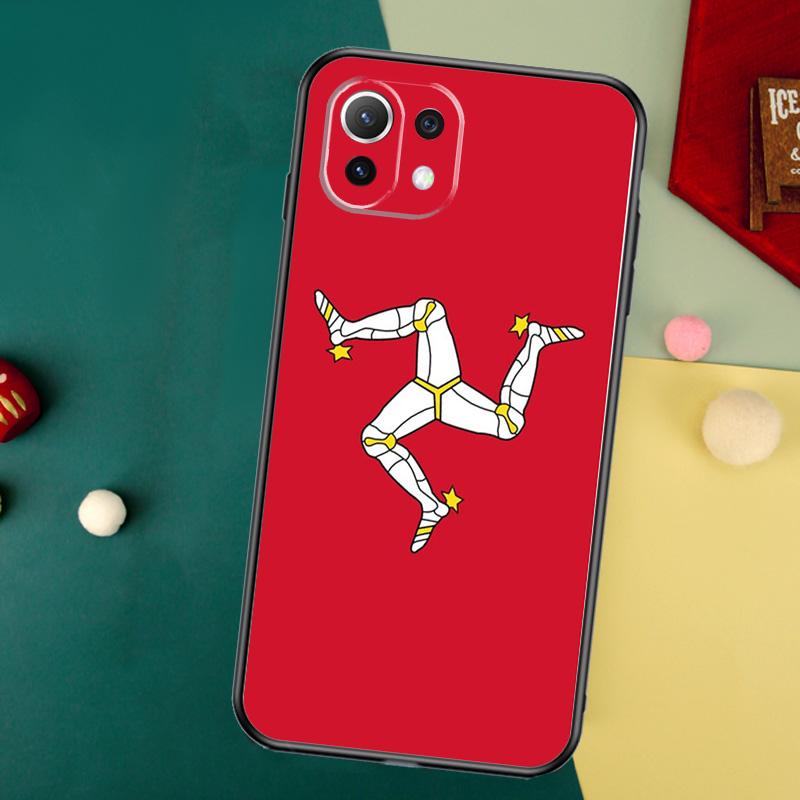 Isle of Man Coat of Arms Case For Xiaomi 15 14 13 Ultra 11T 12T 13T 14T Pro POCO X7 Pro F5 F6 M6 X3 X5 X6 Pro Cover