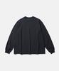 MOIF [Aw26] Продвинутая вафельная футболка с длинным рукавом / Угольный