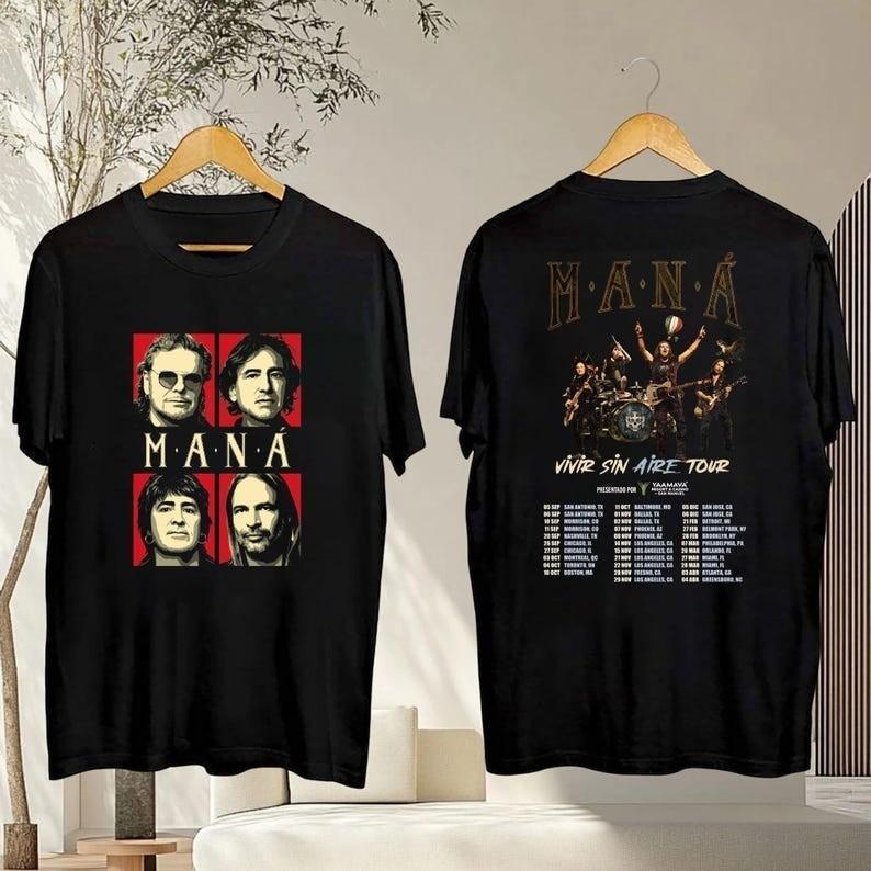 Maná Vivir Sin Aire , Latin Rock Mana Tee, 90S Vintage Fan Gift 22D543 Unisex T-Shirt