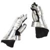 VidaXL Medieval Knight Gauntlets Silver Steel