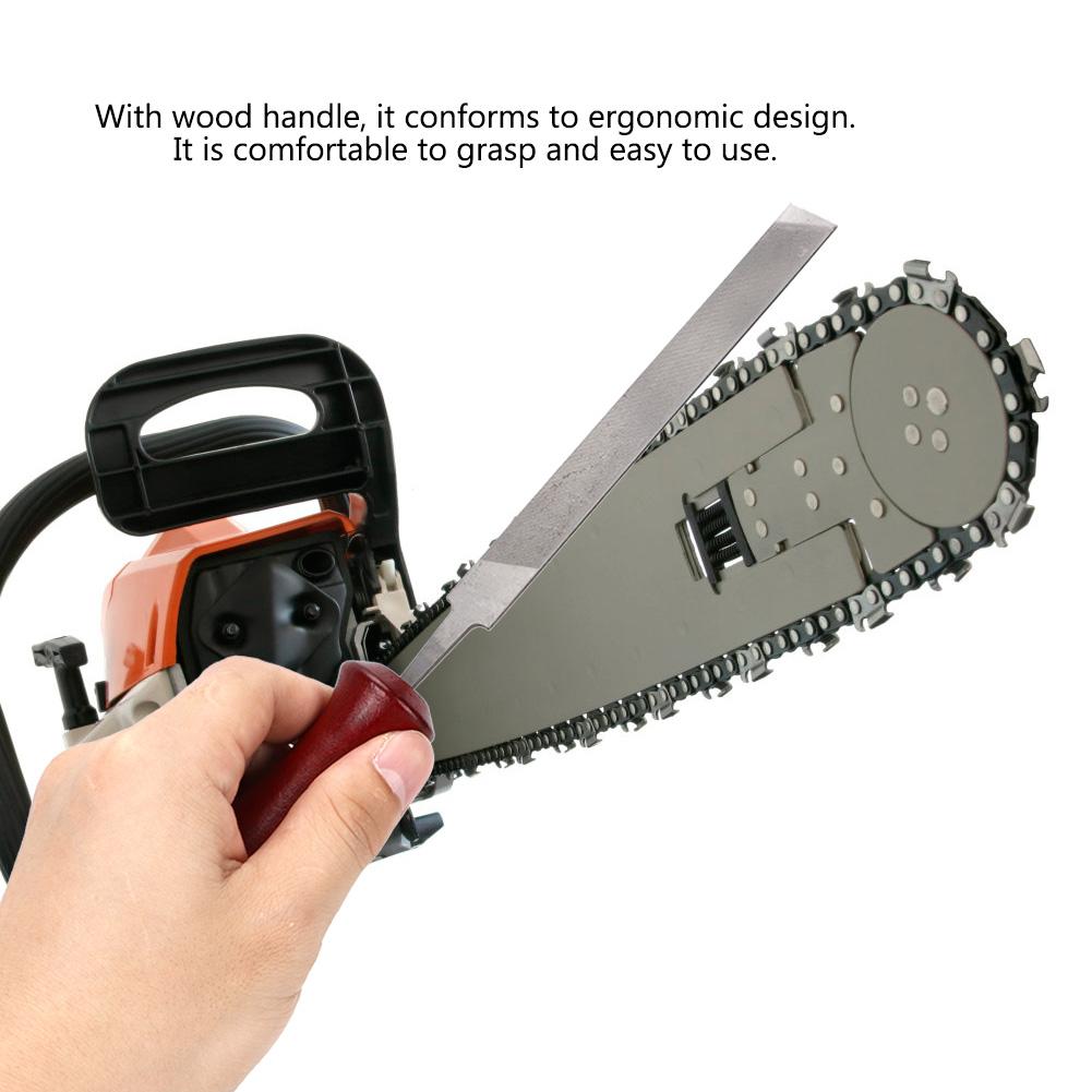 Chainsaw Sharpening File Filing Kit Guide Bar Chain Sharpen Depth Gauge Saw Files Hand Tool Set