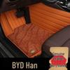 Индивидуальные коврики для пола с шелковым ворсом для автомобилей BYD Han EV 2023 года и гибридных автомобилей Han DMi