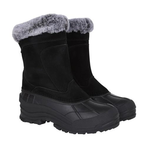 Mountain Warehouse Womens/Ladies Snowdrift Suede Faux Fur Lined Snow Boots