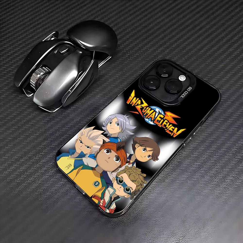 I-Inazuma Anime Eleven Poster Phone Case For iPhone17,16,15,14,13,12,11 Plus,Pro Max Colored Silver Plated Inside Cover