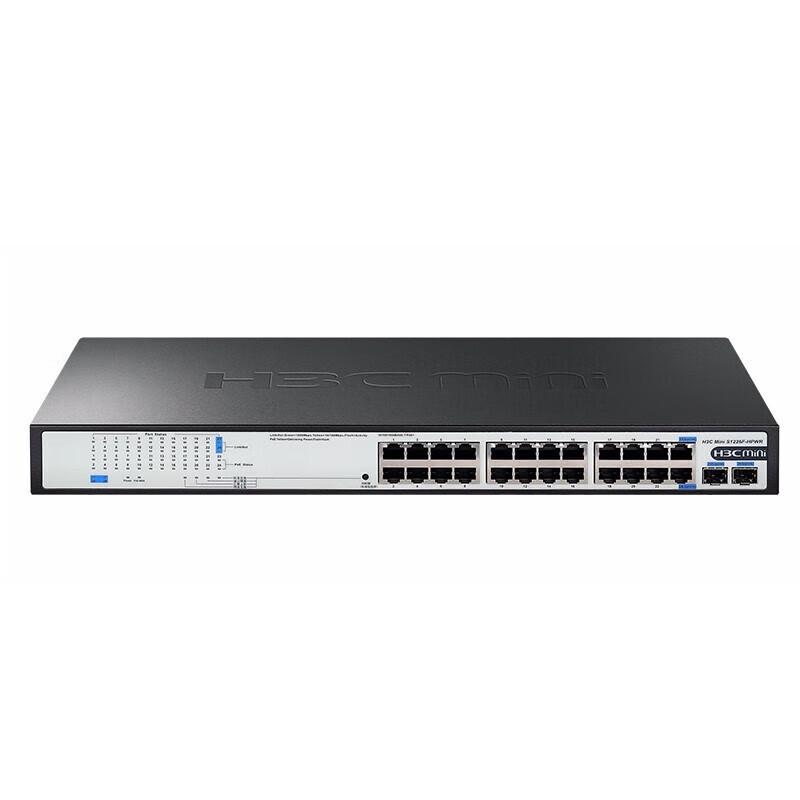 H3C S1226F-HPWR 24-Port Gigabit PoE Unmanaged Switch