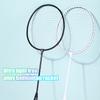 2Pcs Badminton Racket Set Ultralight Split Ferro Alloy Adult Badminton Racket With Bag Attacking And Defending