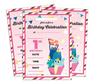 Darling Souvenir Pink Birthday Invitation Card Printable Fill or Write In Blank Invites Party Supplies Pack Of 28 5 X 7 Inches