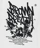 BROWNBREATH Bb Футболка с принтом Surfing Mess Tag - Белая