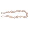 Boho Curtain Tiebacks Bohemian Style Durable Wood Rope Wide Application Curtain Holdbacks for Curtain Towel Paper Beige