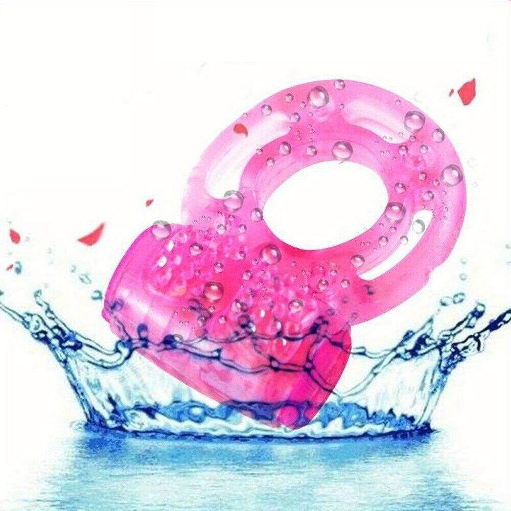 1pc Male Vibrating Cock Ring Penis Vibrator, Waterproof Couple Sex Toys Clit Orgasm