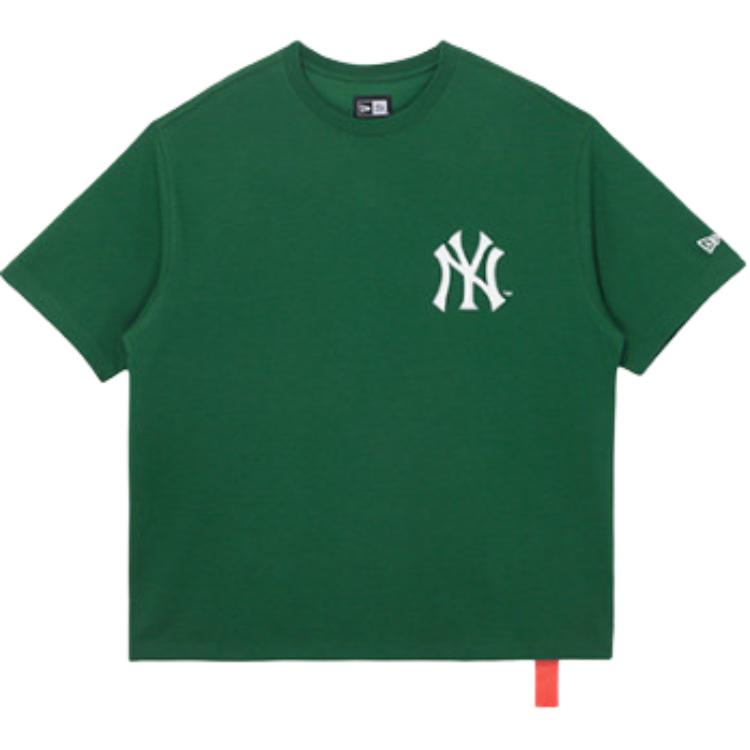 New Era Модная однотонная футболка с коротким рукавом свободного кроя MLB Team Series, унисекс, топ 15040872