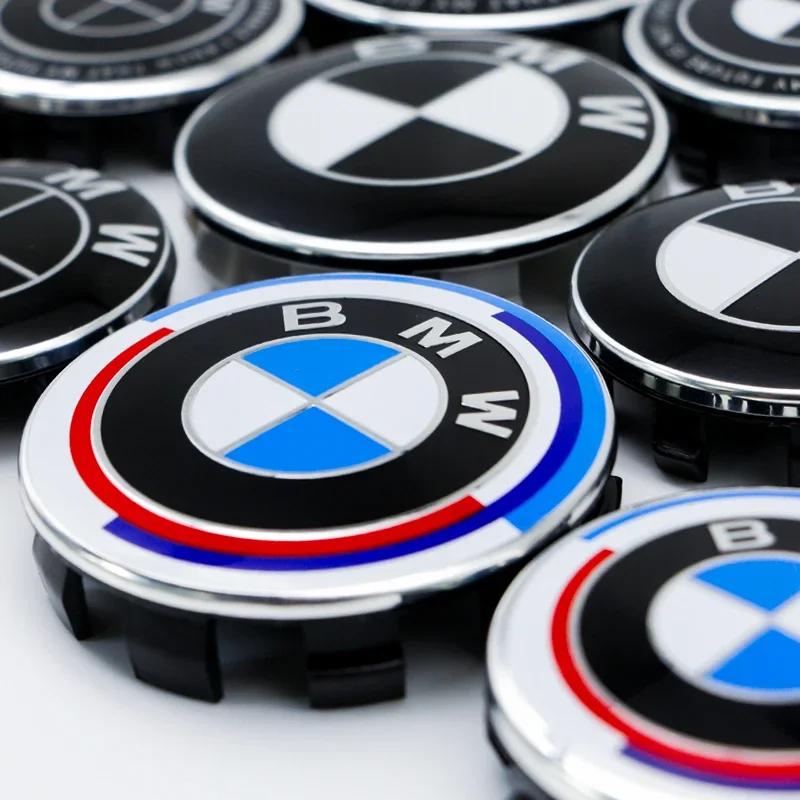 4Pcs/Set 56MM/68MM Car Styling Wheel Center Cap Hub Covers Badge Accessories For BMW M X1F48 X3E83 X1E84 E46 F20 G20 F91 F36 G22
