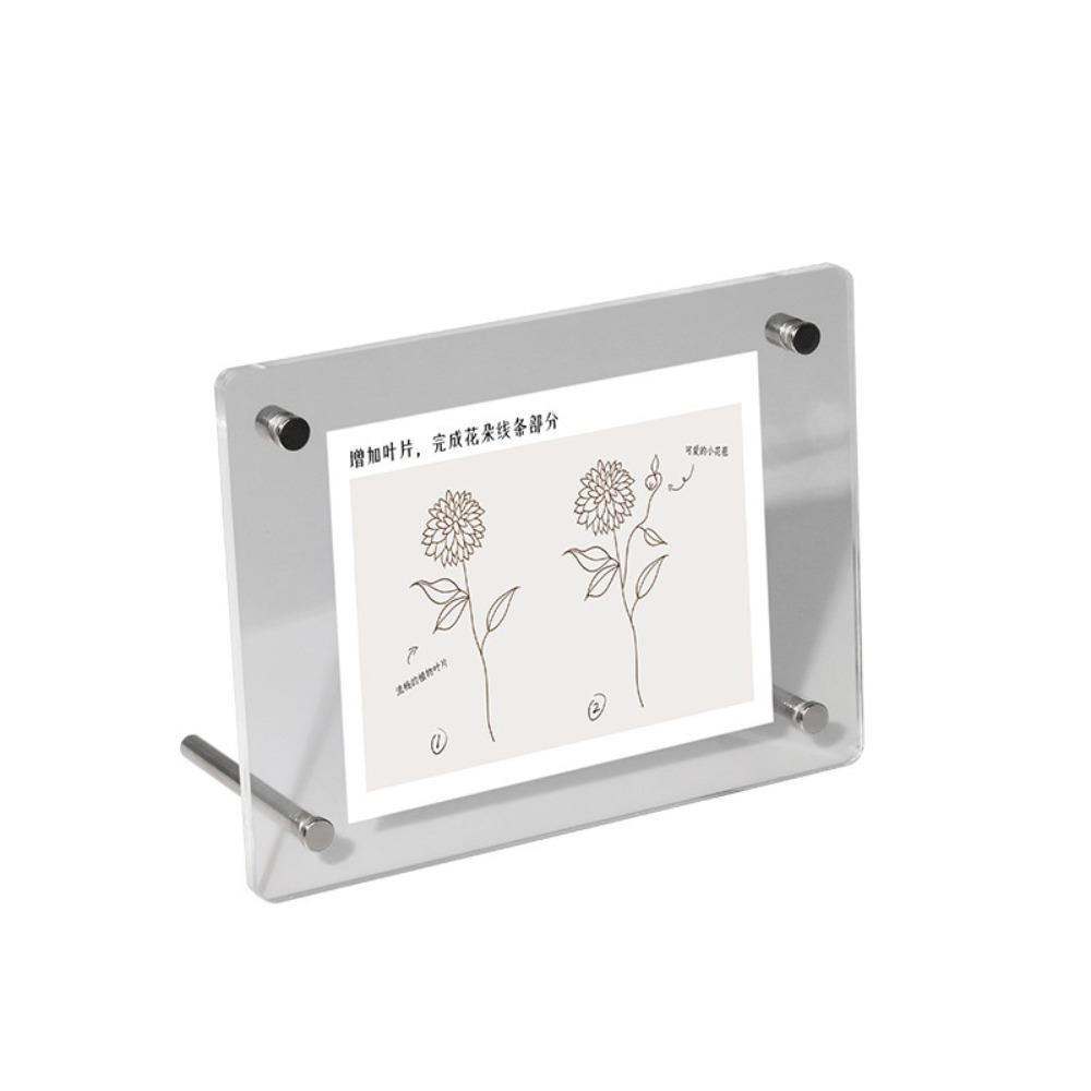 Акриловая фоторамка с подставкой для карточек, горячая фоторамка для дома