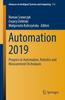 Книга Automation 2019 : Progress In Automation, Robotics and Measurement Techniques : 920