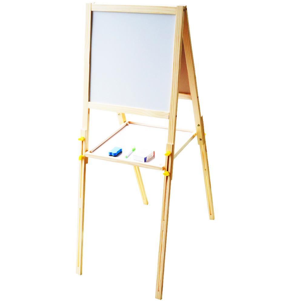 2w1 dwustronna tablica magnetyczna kredowa drewniana duża