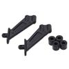 RC Car Rear Wing Bracket Black Plastic High Strength Replacement RC Car Rear Wing Bracket For ZD Racing DBX10 7531 1/10