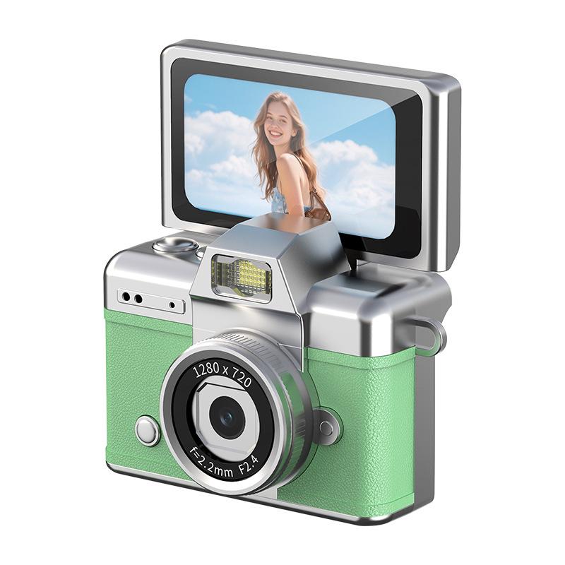 Ретро Мини Цифровая Камера HD CCD с Откидным Экраном-Большим Пальцем для Детей