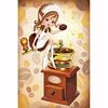 Узоры для алмазной вышивки мультфильм повар девушка круглый 5D DIY алмазная живопись гостиная домашний декор рукоделие