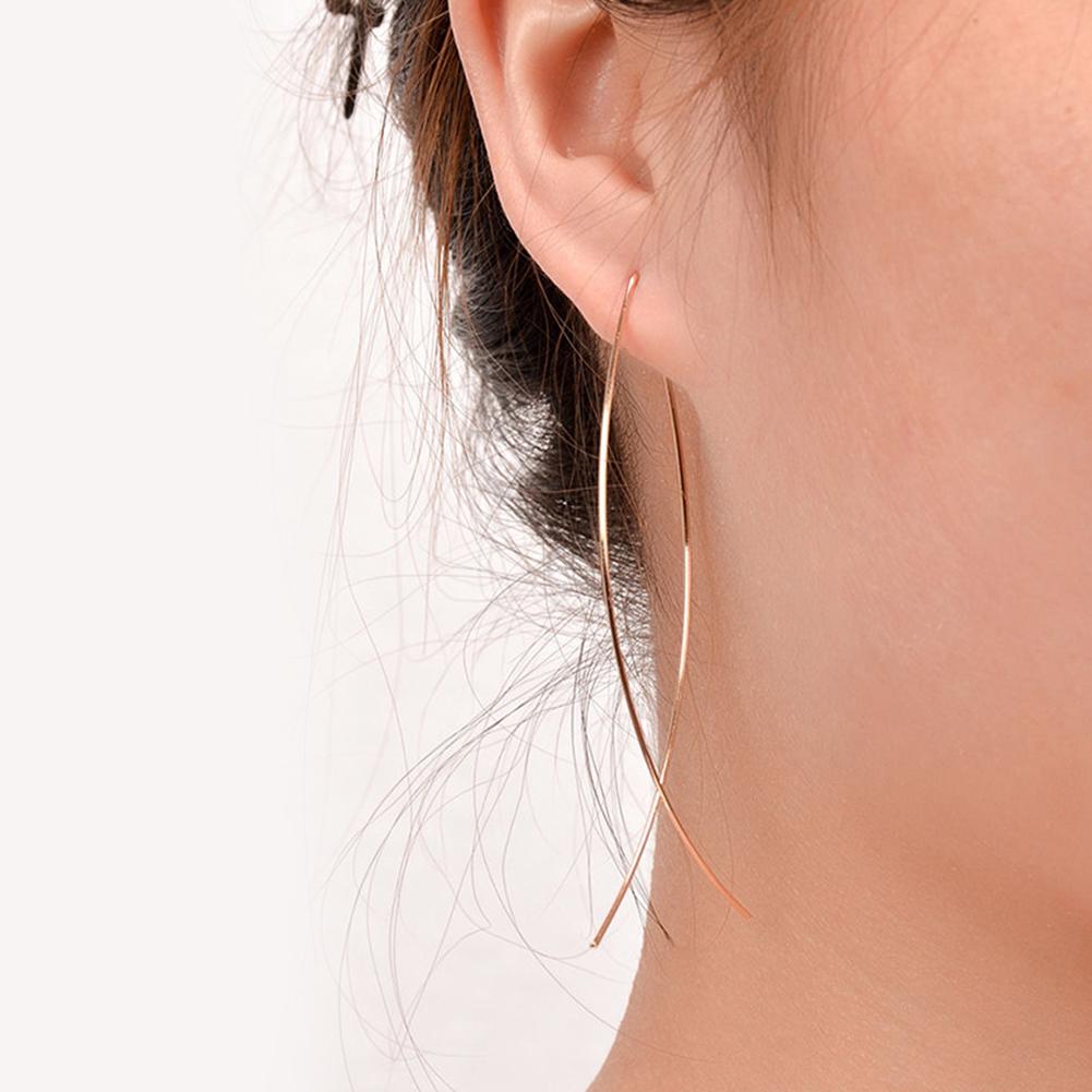 Серьги Bluelans Длинные серьги элегантной формы в форме рыбы ручной работы с подвесками женские украшения