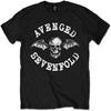 Avenged Sevenfold - Avenged Sevenfold Классическая Смертельная Летучая Мышь Черная Футболка (X-Large) - Черный - X-Large