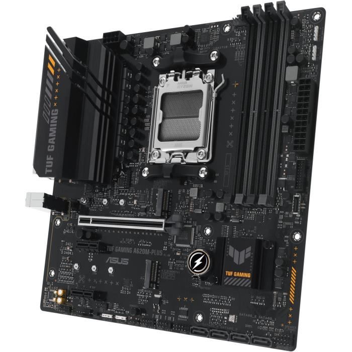 Carte Mère - ASUS - TUF GAMING A620M-PLUS - AMD A620 - Emplacement AM5 Micro ATX