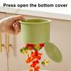 2Pcs Sink Strainer Baskets Universal Easy To Install Self-Cleaning Automatic Dumping Kitchen Draining Baskets Sink Trash Catcher