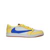 Travis Scott x Air 1 Retro Low OG SP Canary Женские кроссовки Желтый Racer-Синий Светло-Серебристый DZ4137-700