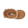 UGG Короткие зимние сапоги Bailey Sheepskin Bow Fleece длиной до середины голени для детей, каштановые 1123617T-CHE