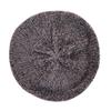 Foldable Warm Winter Hat Knitted Plain Beret Cap Comfortable Casual Beret  For Women Ladies