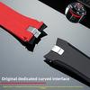21 мм Изогнутый Резиновый Ремешок Для Серии Seiko SPORTURA SNAE93J1 SPC089 Браслет Спортивный Водонепроницаемый Силиконовый Ремешок Для Часов Аксессуары