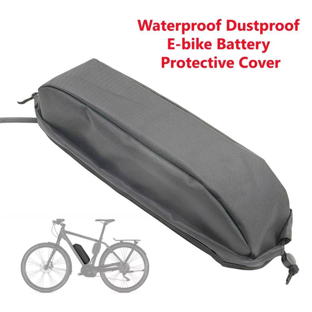 Dustproof Ebike Battery Cover Anti-Mud Battery Frame Protective Cover Riding Part
