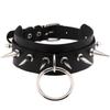 Goth Punk Spike Rivet Choker Collar For Women Steampunk Pentagram Necklace Emo Neck Strap Cosplay Chocker Gothic Accessories