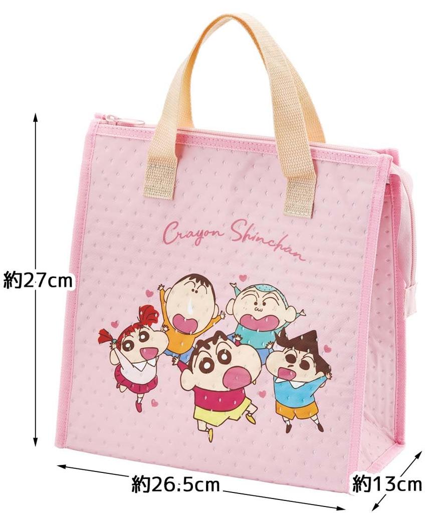 Skater Lunch Bag, Nonwoven Fabric, Insulated, 26.5 x 27cm, Crayon Shin-chan, 24, FBC1-A