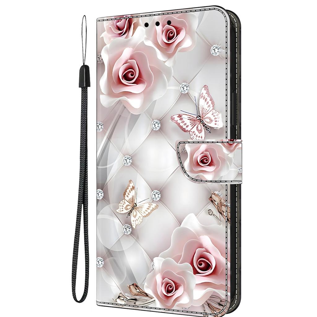 For Samsung Galaxy A55 5G Leather Case Pattern Printing Wallet Stand Anti Drop Phone Cover