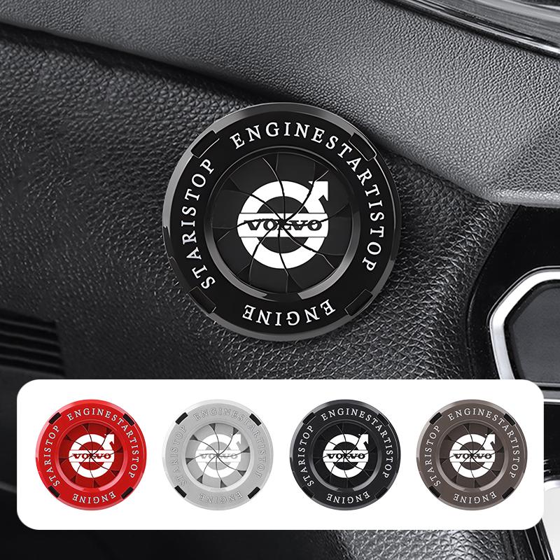 cujgl8 Car Start Button Metal Protective Cover For Volvo Xc60 Xc90 V40 V60 S60 V50 V90 S80 C40 XC40 V70 XC70 C30 C70 EX90 Rdesign