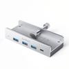 Orico Mh4Pc Clip-On Hub Usb-C / 3X Usb-A 3.0 + 1X Usb-C 3.0 - Silver