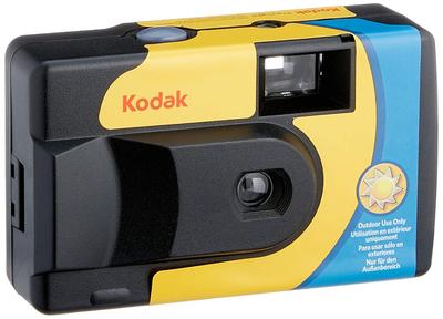 Kodak SUC Daylight 39 800ISO Одноразовая аналоговая камера Желтая и синяя -
