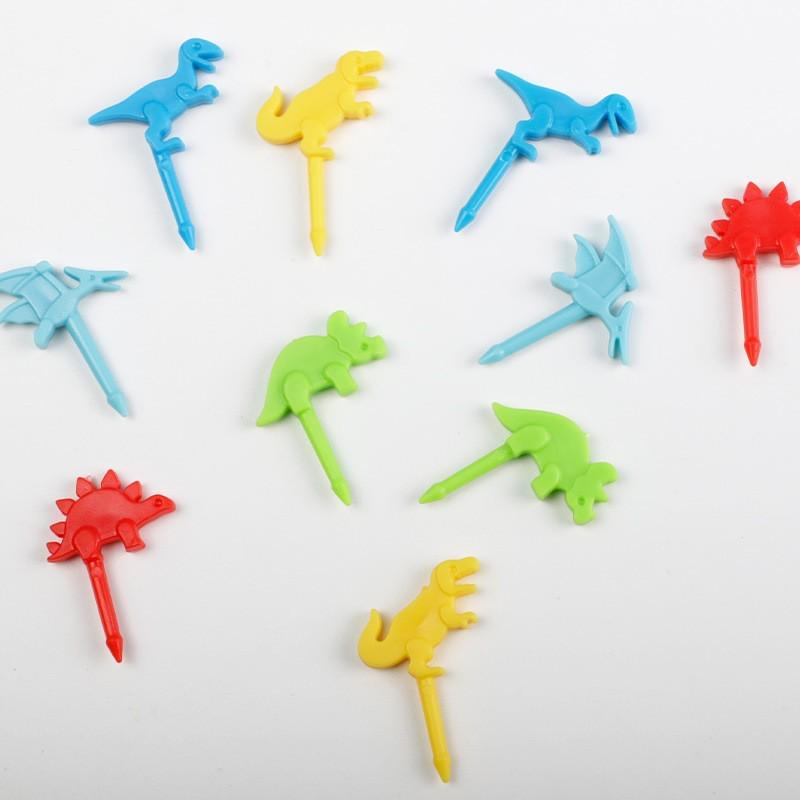 Creative Cartoon Animal Fruit Forks for Kids – Cute, Plastic Bento Picks for Household & Kitchen Use