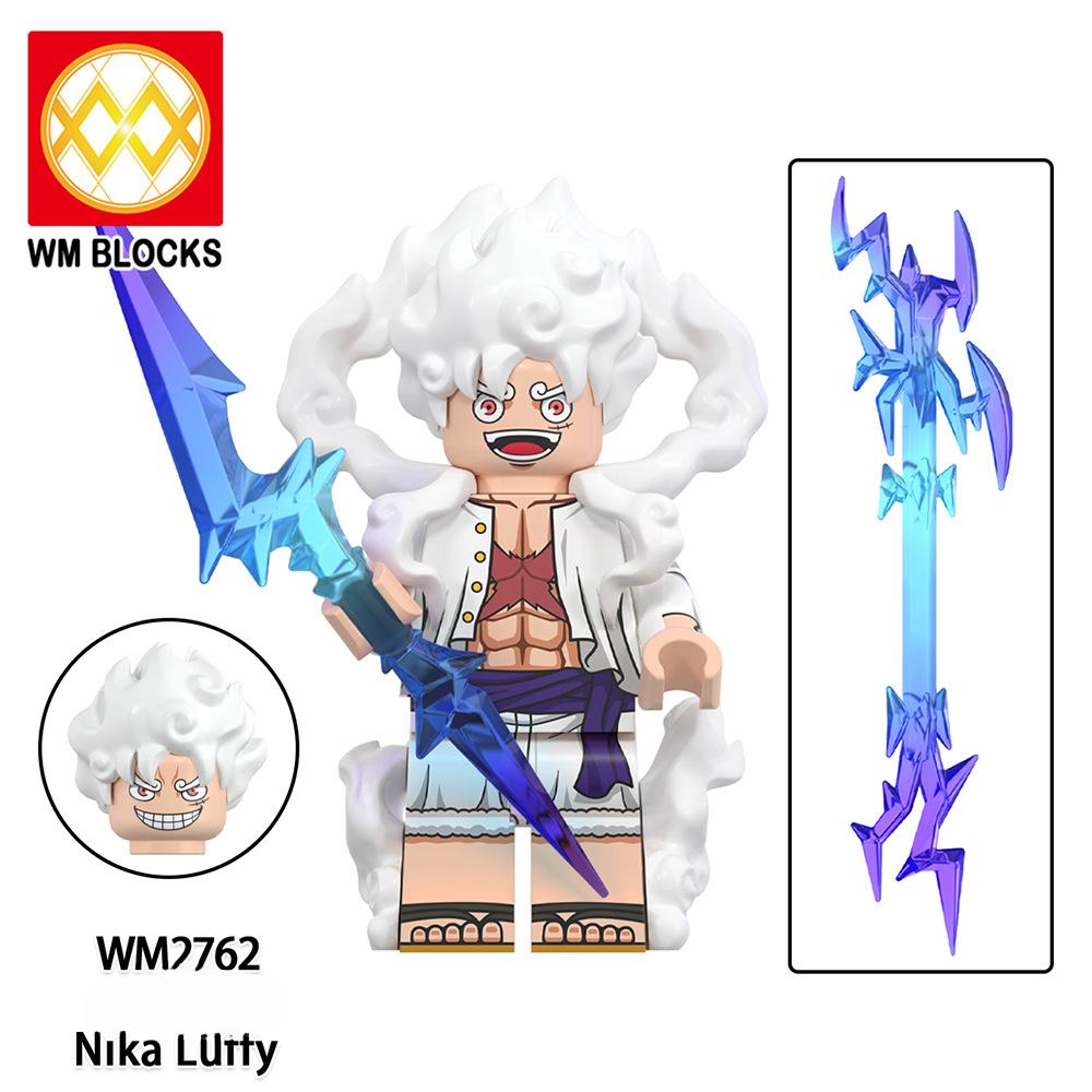 WM6189 персонажи мультфильма, строительные блоки, аниме, экшн-фигурки, аксессуары, модель, кирпичи, игрушки для детей