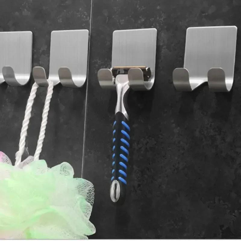 Razor Stand Wall Razor Holder Shower Bathroom Razor Blade Holder Man Shaver Holder for Bathroom Hook Hanger Shaving Shelf