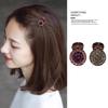 Mini Round Rhinestone Hair Claw Retro Zircon Women Girls Claw Clip Small Hairpins Hair Crabs Girls Hair Accessories