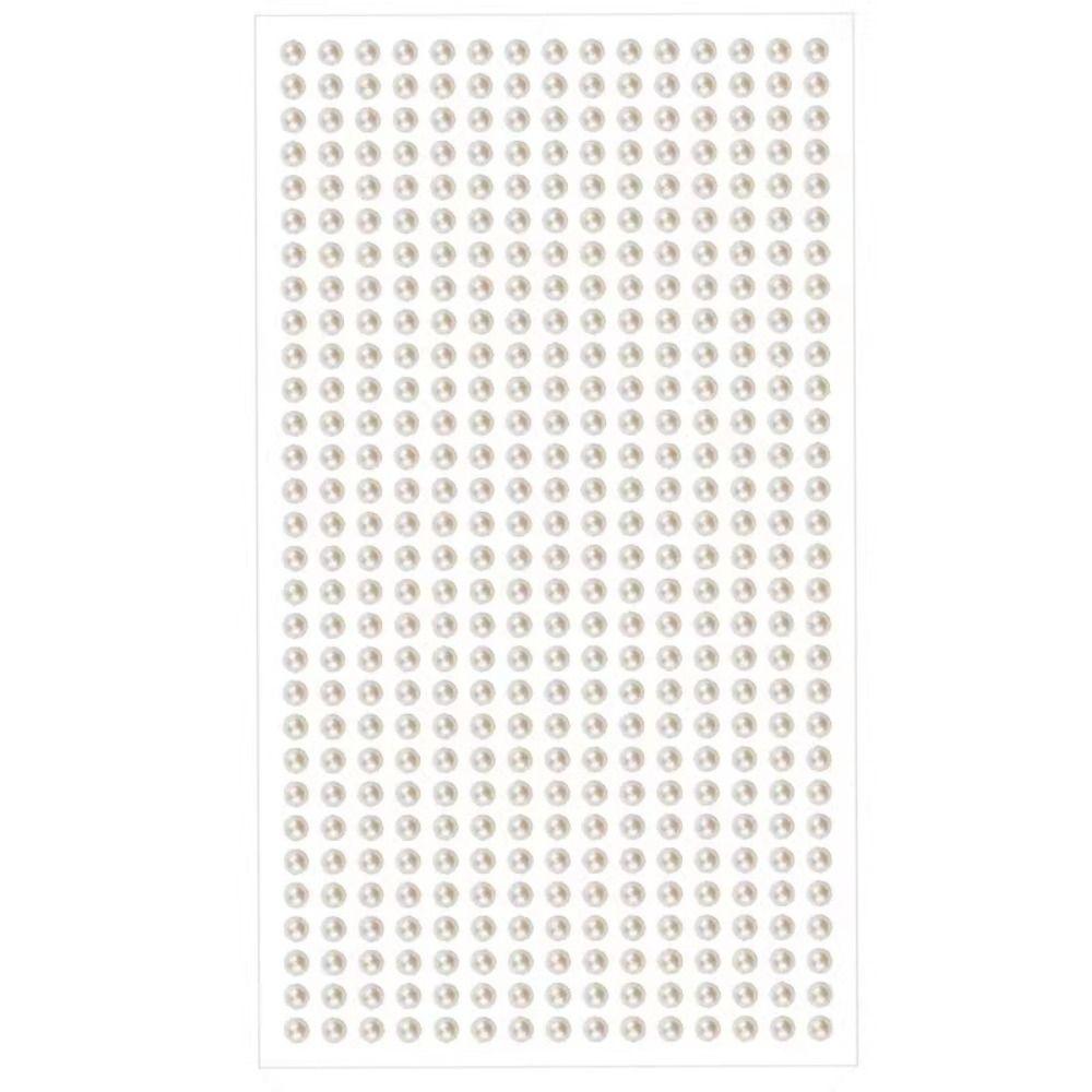 3/4/5/6/8/12MM Nail Art Rhinestones Limitation Pearls Eyebrow Eyeshadow Decals Party