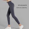 Women's High Waist Quick-Dry Yoga Leggings - Nude, Hip-Lifting, Elastic Fitness Running Pants