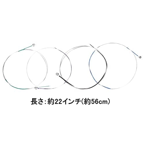 Set of 4 E, A, D, and G 4/4 Violin Strings, Long-Lasting, Compatible, Replacement Violin Strings