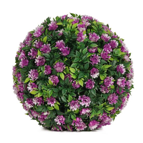 1/2Pcs 20/25CM Artificial Boxwood Topiary Ball UV Resistant Weather-proof Hanging Faux Flower Greenery