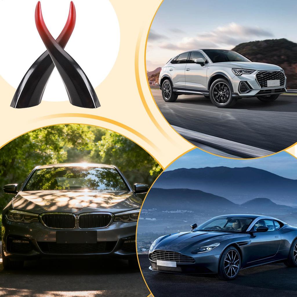 Драконьи Рога на Крышу Автомобиля 2 Штуки Драконьи Рога Модификация Внешнего Вида Автомобиля Украшение Крыши Автомобиля Для Внедорожников Домов на Колесах Грузовиков Поездок по Дороге